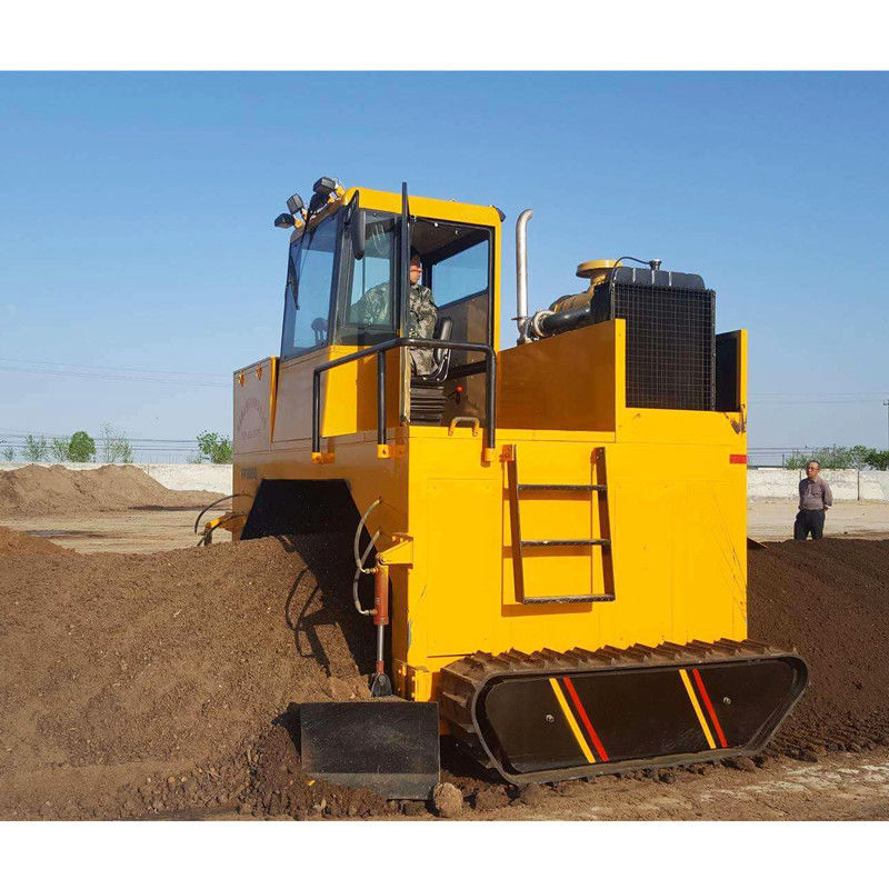 500-700 type de Turner Fermentation Compost Equipment Crawler d'andain de M3/H