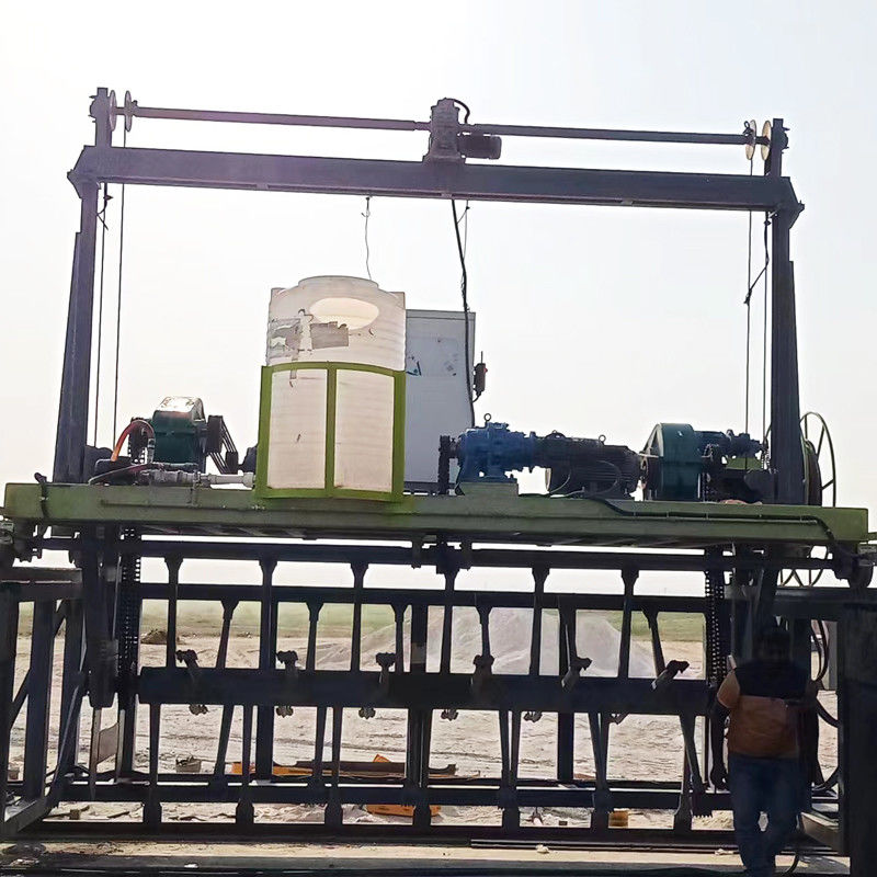 Type vert compost Turner Chicken Manure Compost Machine de cannelure