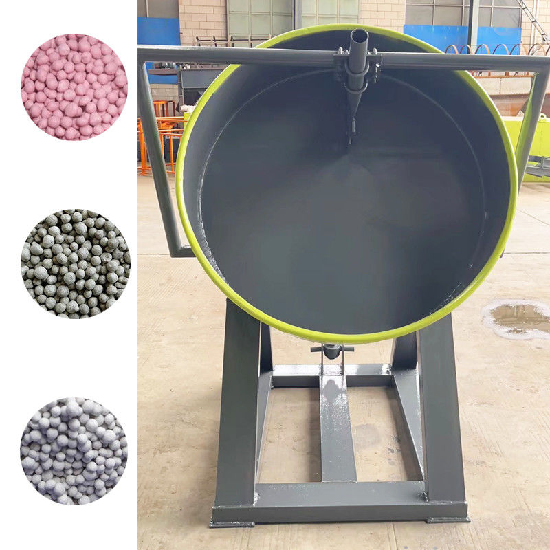Chaîne de production organique d'engrais de granules de boule ronde avec le granulatoire de disque