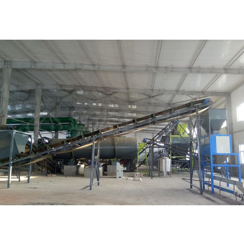 Chaîne de production de granulateur d'engrais de 20 tonnes/h machine pour les granules organiques