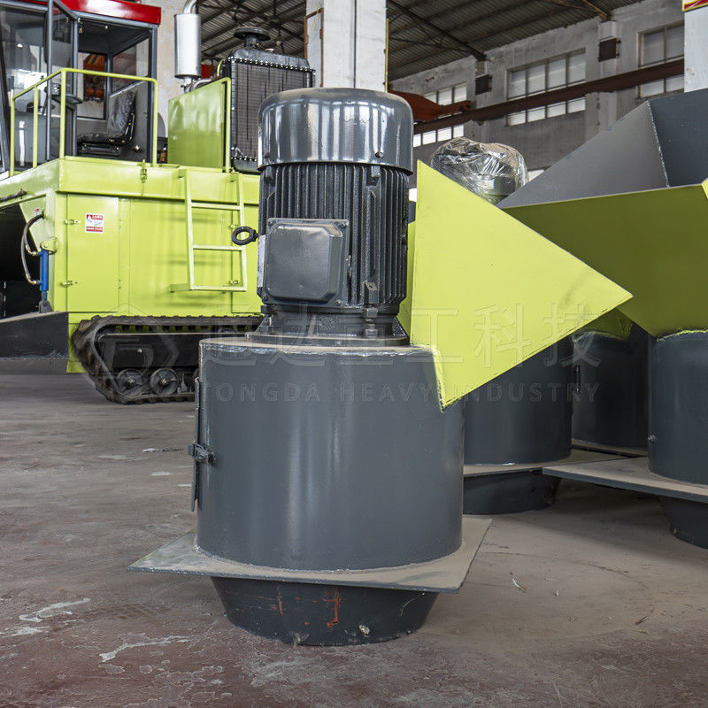 Type de chaîne engrais concasseur machine déchets d'animaux compost 15 tonnes/h