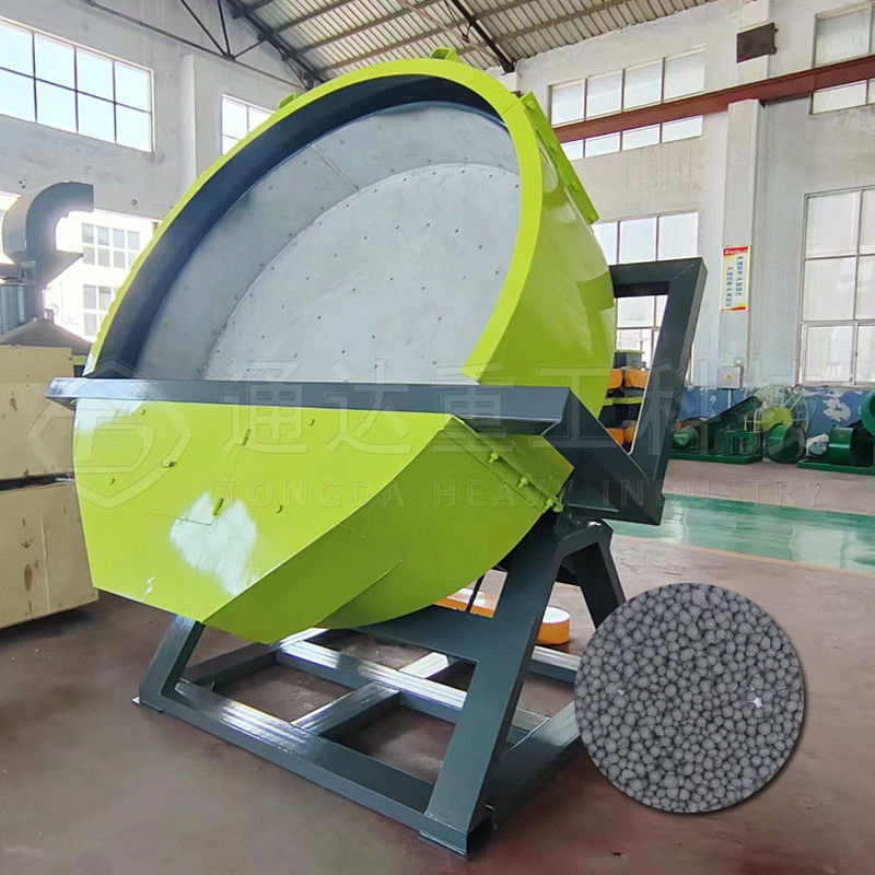 0.8-1.2 t/h Granulateur à disque d'engrais de type humide Granulateur à disque de fumier