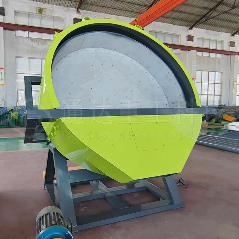 Largement utilisé 1,2-1,5 t / h Granulateur à disque d'engrais Fabrication de granules d'engrais Machine