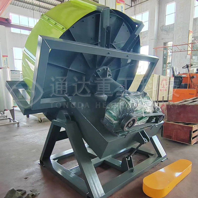 0.8-1.2 t/h Granulateur à disque d'engrais de type humide Granulateur à disque de fumier