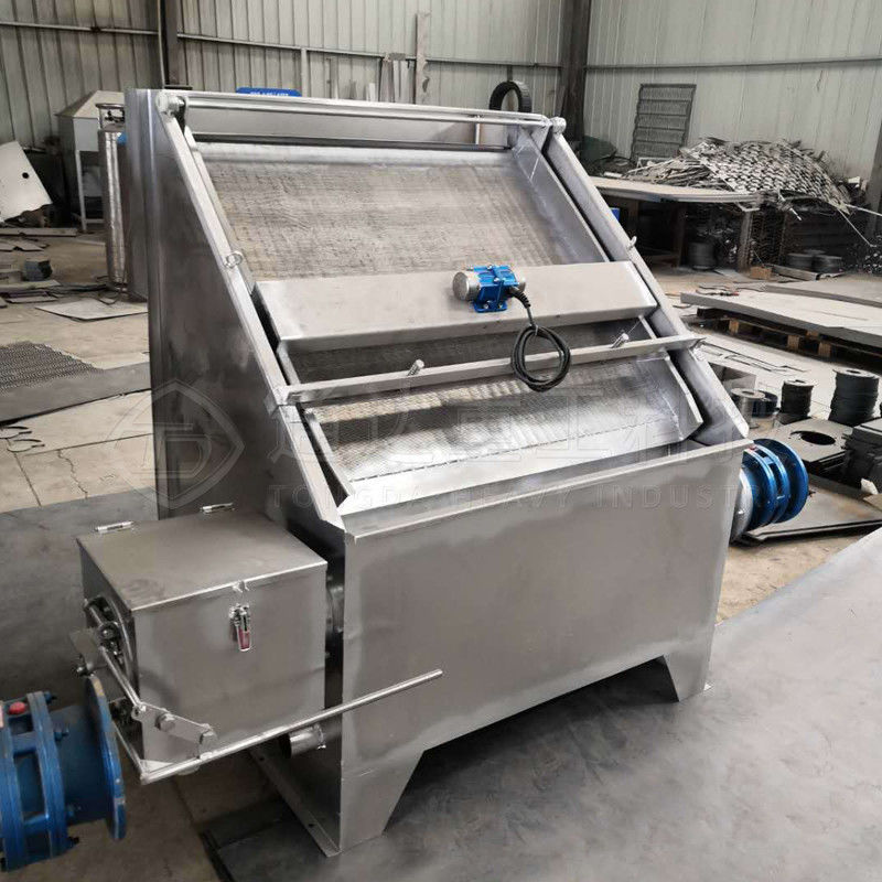 Séparateur humide et sec engrais de porc tamis incliné séparateur liquide solide machine de déshydratation