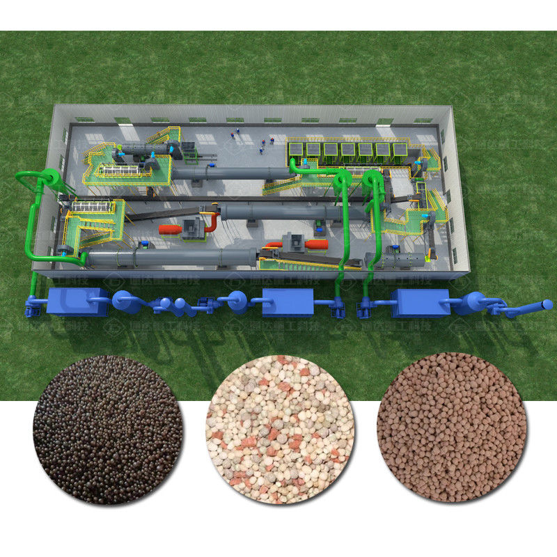 Équipement de granulateur à rouleaux de sulfate Nitrate de calcium Fertilisant composé ligne de production
