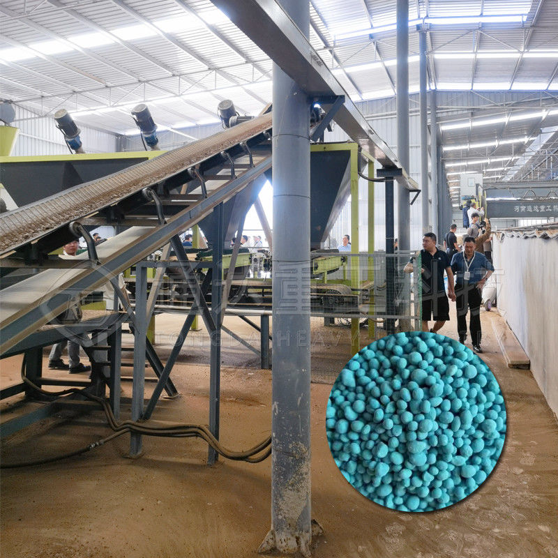 1 à 10 t/h Fertilisant machine à tambour rotatif engrais de vache engrais organique équipement de ligne de production