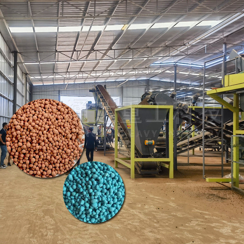 Machine de compostage personnalisée pour les déchets de fumier de poulet à la ligne de production d'engrais organiques