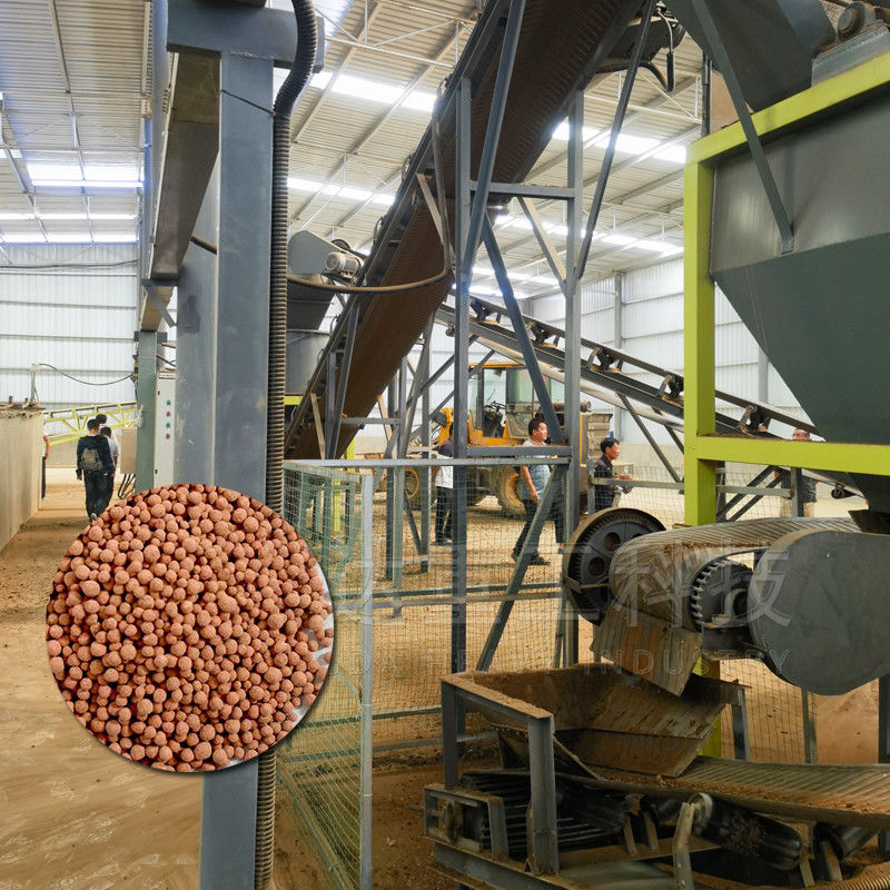 5 à 10 tonnes/h de fumier de poulet, déchets de champignons ronds, granules d'engrais organiques