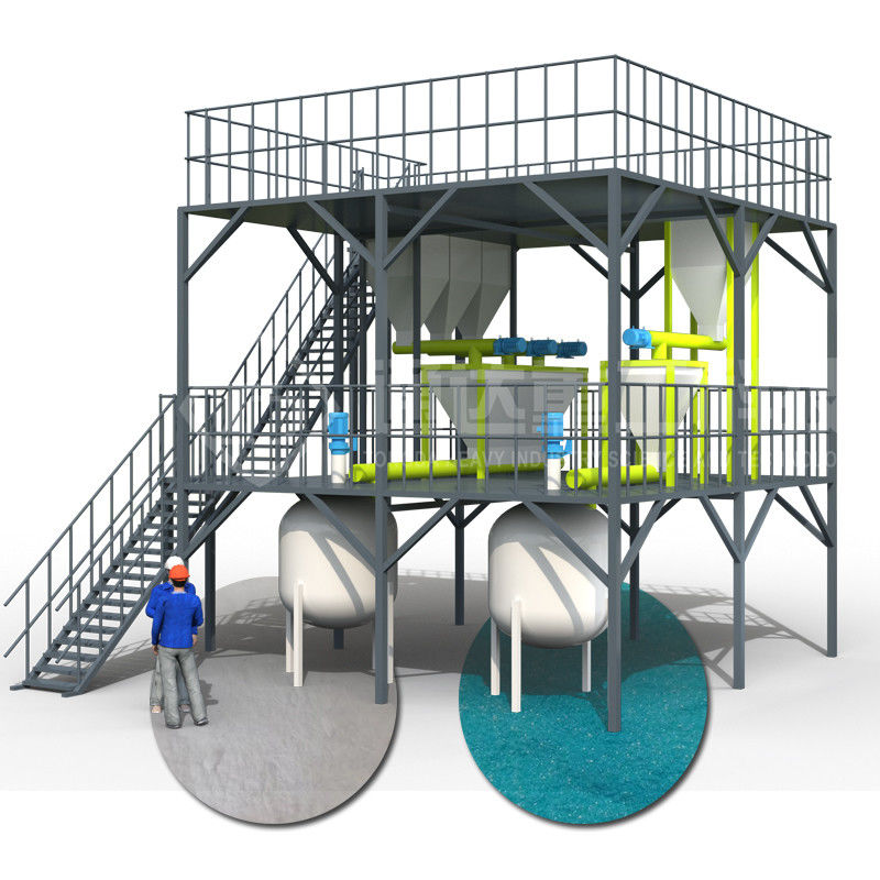Ligne de production d'engrais liquides chimiques agricoles d'engrais organiques résiduels solubles dans l'eau