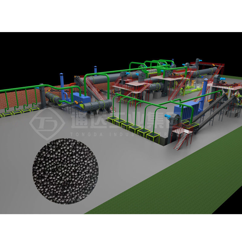 Ligne de production de granulés d'engrais organiques pour la machine à granulés de fumier de poulet
